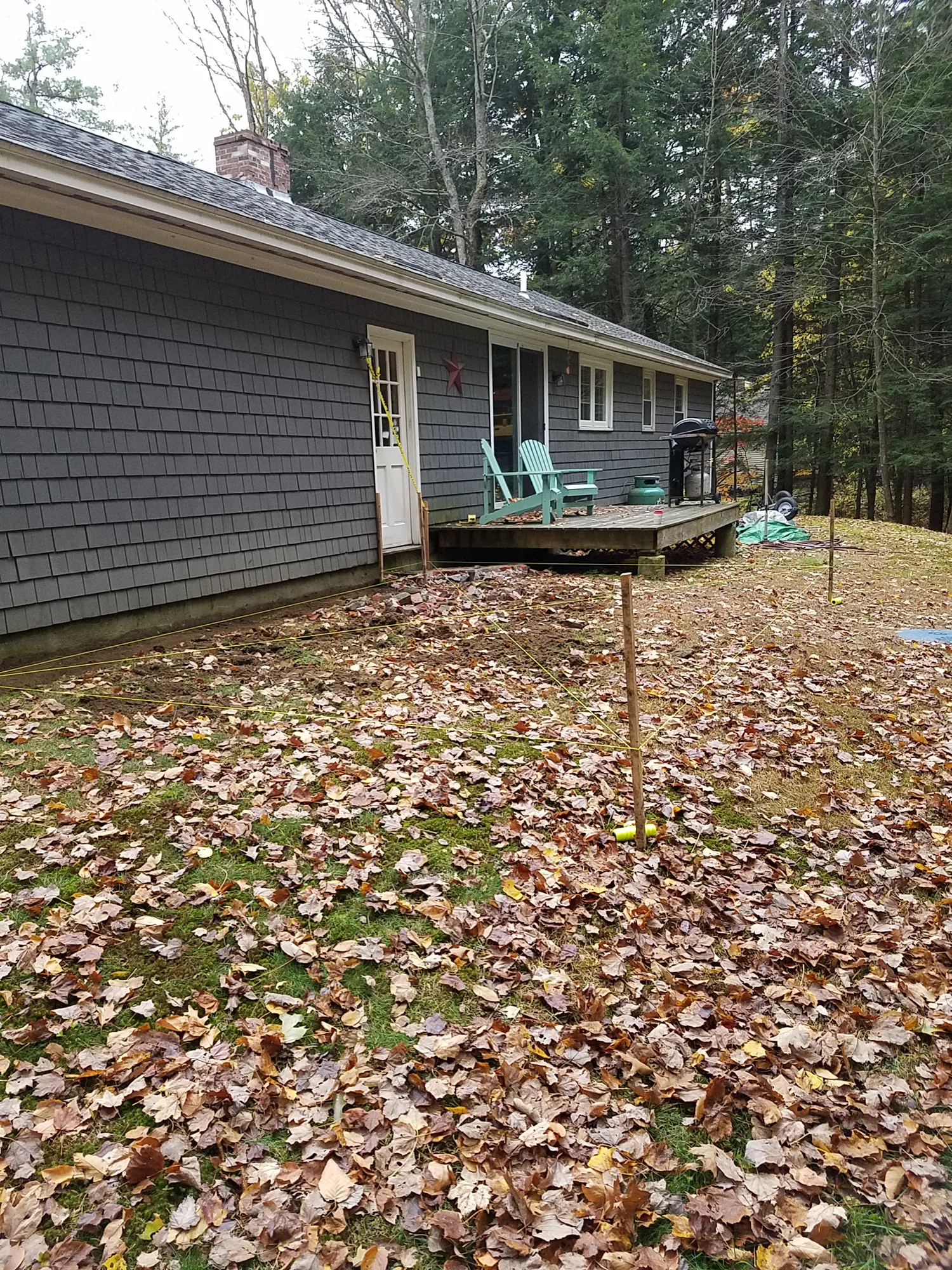 New Stone Patio Before